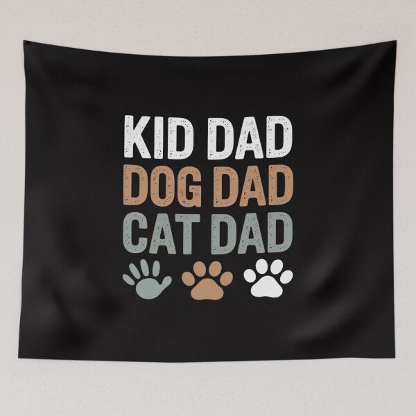 Item preview, Kid, Dog, Cat Dad Fur Papa Parent Father's Day designed and sold by demarioTTS.