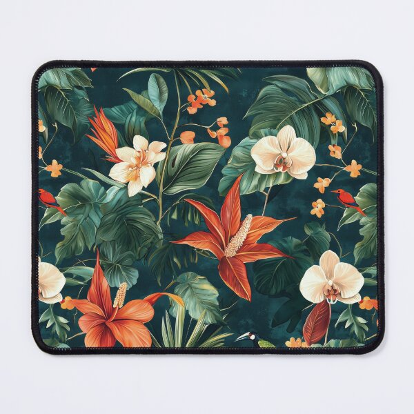 Item preview, Tropical Chorus – Hibiscus, Orchids & Jungle Birds designed and sold by hobbybox.