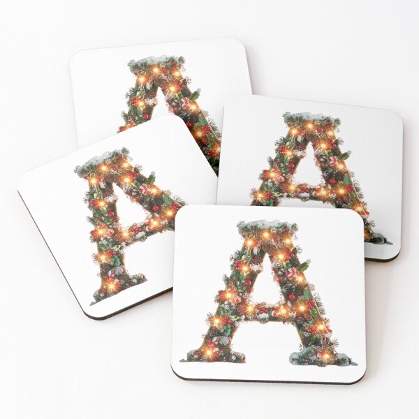 Item preview, Christmas Letter A Monogram – Festive Holiday Typography Design designed and sold by Cultradesign.