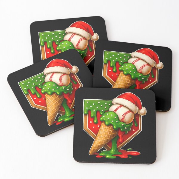 Artikelvorschau, Weihnachtliches Baseball-Eiscreme-Drip entworfen und verkauft von MavisJoseph.