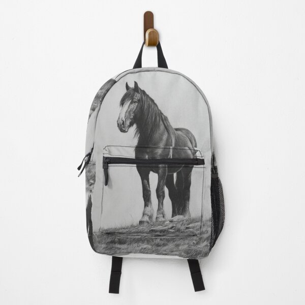 Item preview, A Percheron draft horse standing majestically on a hill Horses in Motion designed and sold by CDC40.