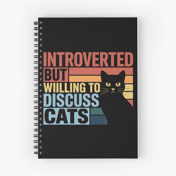 Item preview, Introverted But Willing To Discuss Cats Cat Lover designed and sold by demarioTTS.