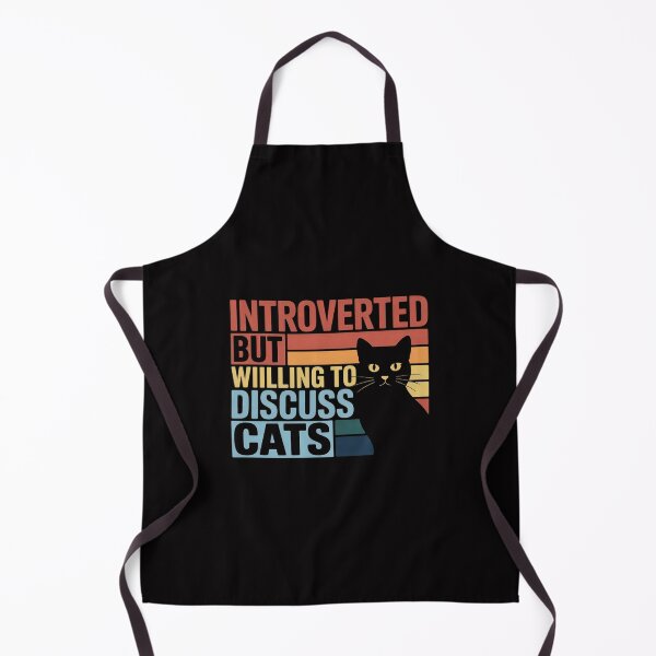 Item preview, Introverted But Willing To Discuss Cats Cat Lover designed and sold by demarioTTS.