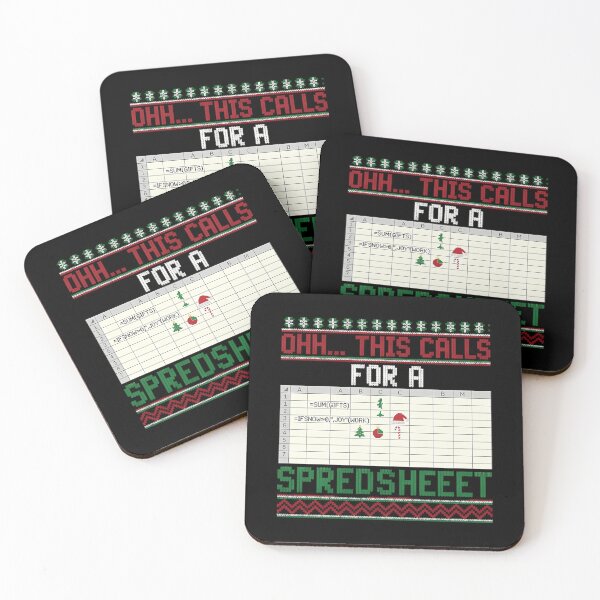 Item preview, This Christmas Nerd Funny Oh Holiday Calls For Spreadsheet Fashion Classic designed and sold by JasonCorvar.