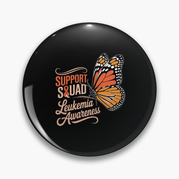 Item preview, Support Squad Butterfly Leukemia Blood Cancer Awareness designed and sold by HardcoreTour.