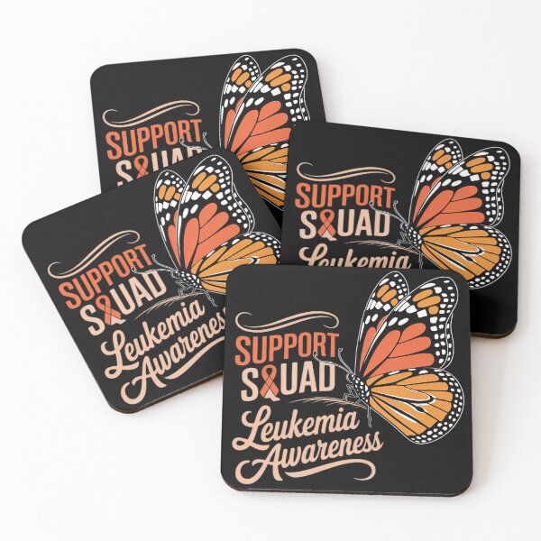 Item preview, Support Squad Butterfly Leukemia Blood Cancer Awareness designed and sold by HardcoreTour.