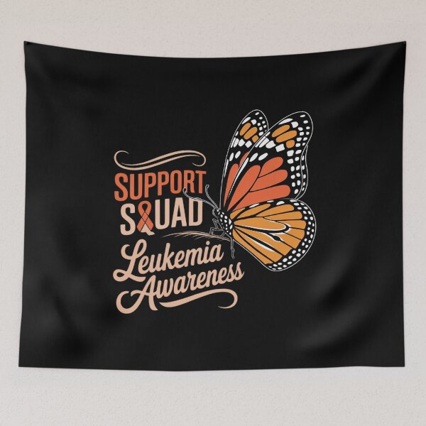 Item preview, Support Squad Butterfly Leukemia Blood Cancer Awareness designed and sold by HardcoreTour.