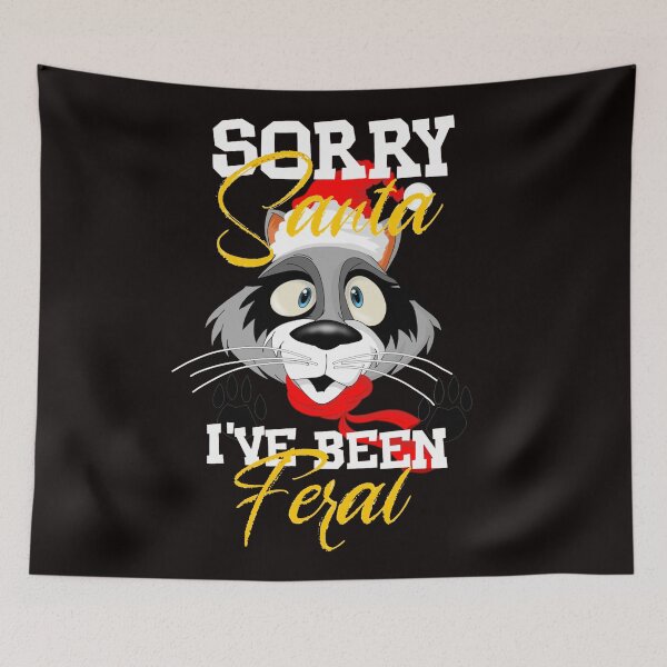 Item preview, Santa Feral / Sorry Santa Ive Been Feral  designed and sold by TheEndDesign.