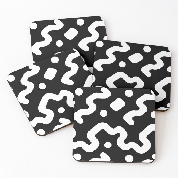Item preview, Abstract Black and White Organic Shapes designed and sold by Piotrek0001.