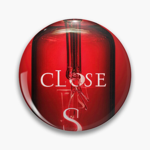 Item preview, Neon “CLOSE” Sign Inside Light Bulb – Modern Red Glow Aesthetic designed and sold by Grafititee.