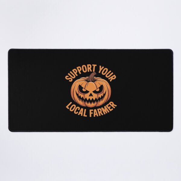 Item preview, Support Your Local Farmer Angry Pumpkin Halloween designed and sold by HardcoreTour.