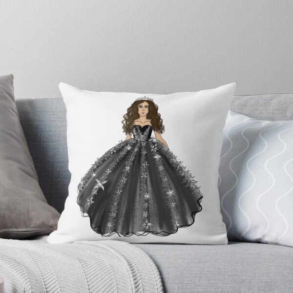Item preview, Black Quince Girl Illustration with Tiara designed and sold by SMillustrations.