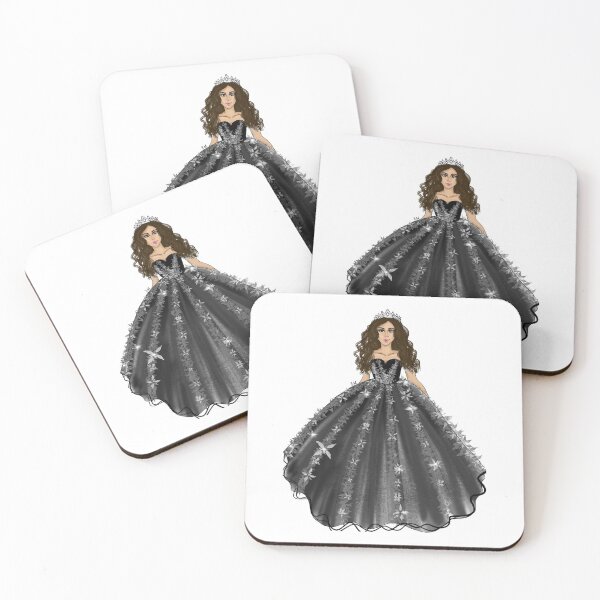Item preview, Black Quince Girl Illustration with Tiara designed and sold by SMillustrations.