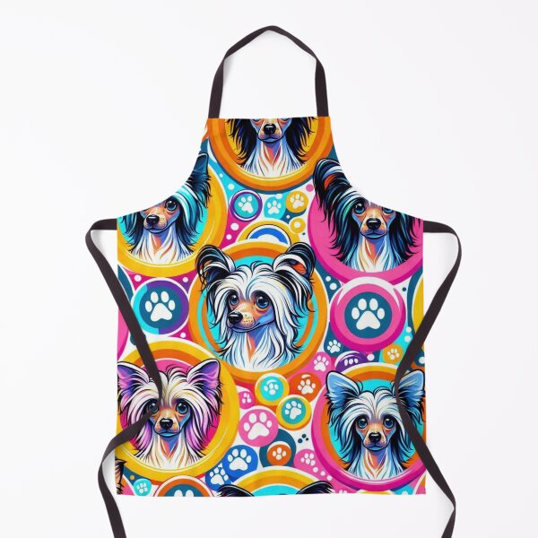 Item preview, Colorful Chinese Crested Dog Pattern designed and sold by Wags & Tails.