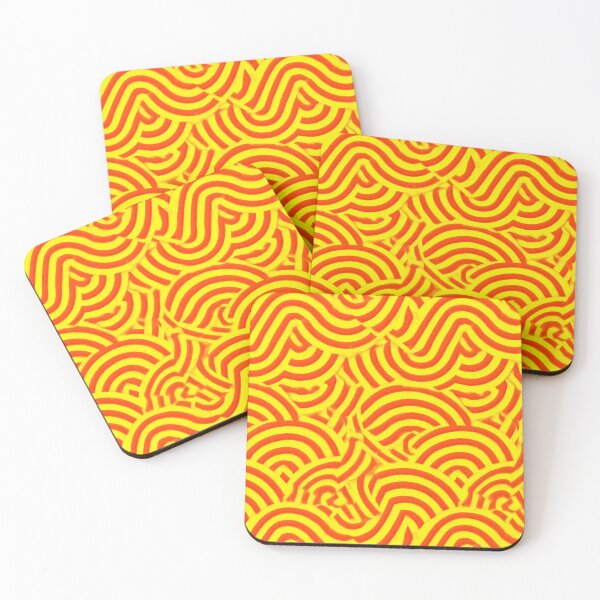 Item preview, Hypnotic Yellow and Red Psychedelic Arches designed and sold by Piotrek0001.