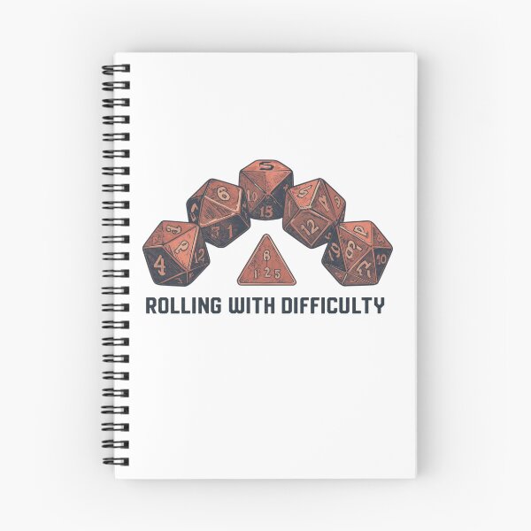 Item preview, Rolling With Difficulty – RPG Dice Design designed and sold by RED-MOUSE.
