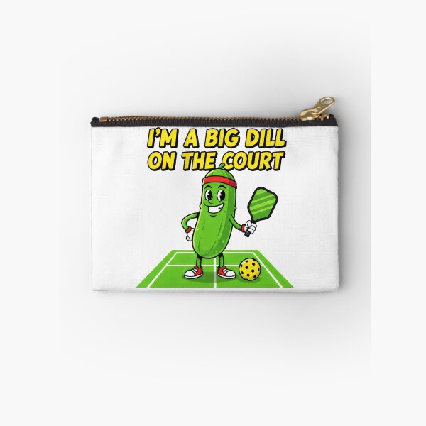 Item preview, I’m a Big Dill on the Court Funny Pickleball Pun Character Design designed and sold by SplashTastic.