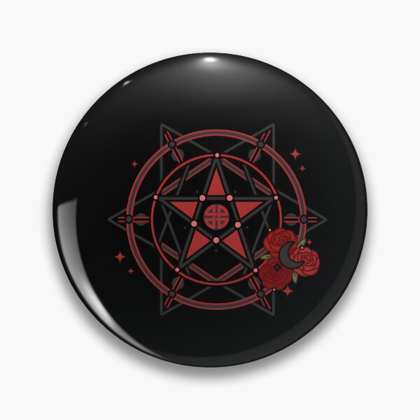Item preview, Cute Strength Floral Summoning Circle designed and sold by PriscillaMarks.