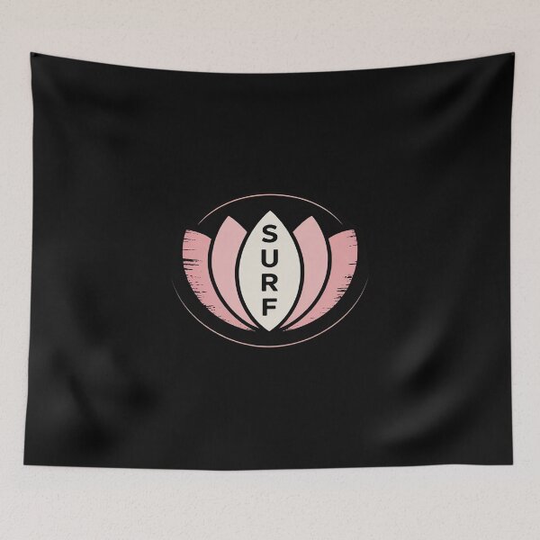 Item preview, Surf Flower Lotus Spiritual Buddhism Yoga Coastal Beach designed and sold by HardcoreTour.