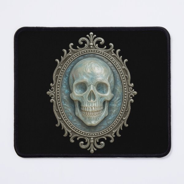 Item preview, Victorian Skull Cameo – Gothic Ornate Frame designed and sold by Mouraludia.