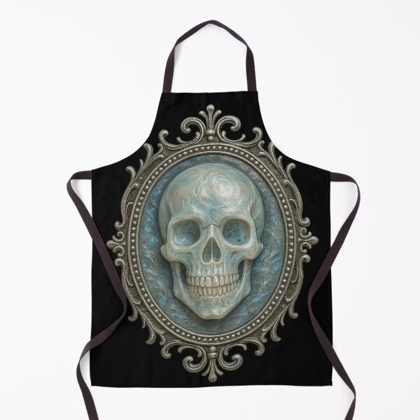 Item preview, Victorian Skull Cameo – Gothic Ornate Frame designed and sold by Mouraludia.