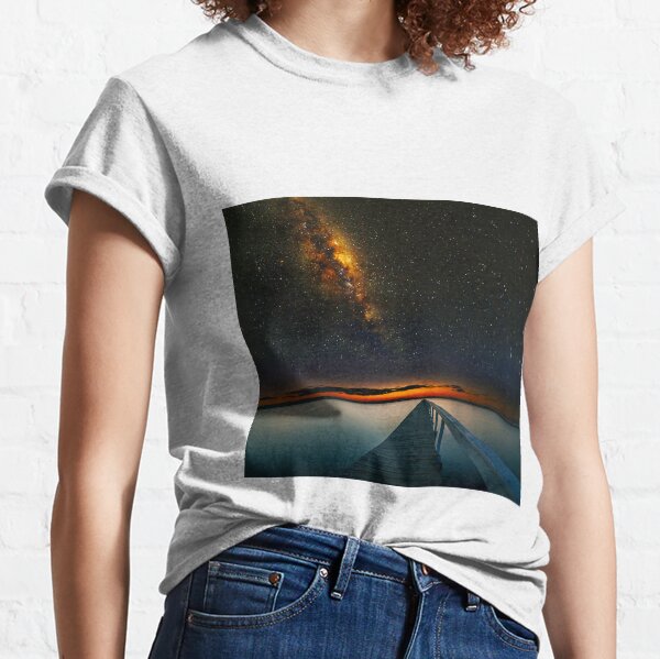 Milky Way over Long Jetty Classic T-Shirt