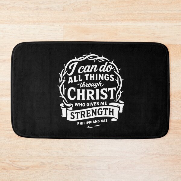 Item preview, Philippians 4:13 I can do all things through Christ who gives me strength designed and sold by plushism.