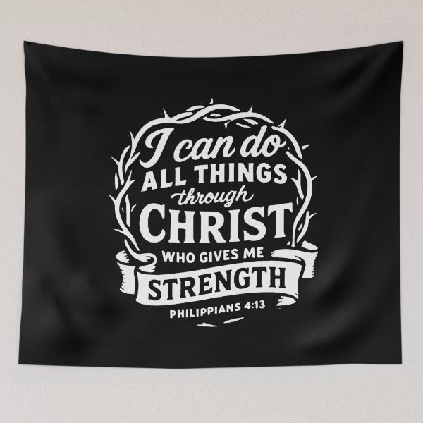 Item preview, Philippians 4:13 I can do all things through Christ who gives me strength designed and sold by plushism.