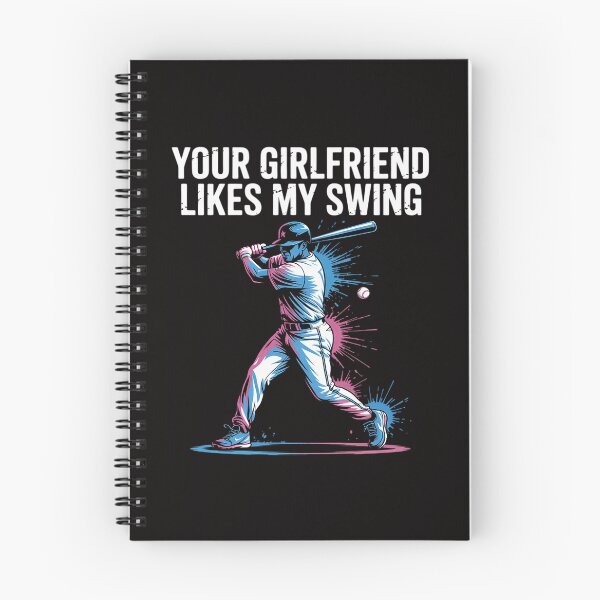 Item preview, Your Girlfriend Likes My Swing Baseball Quote Boys Men designed and sold by portcrysral.
