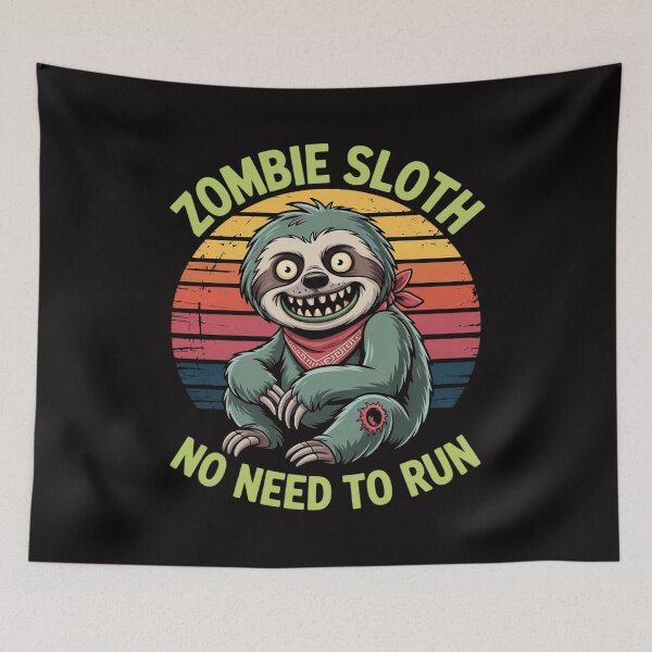 Item preview, Zombie Sloth No Need To Run Animal Halloween Women designed and sold by portcrysral.