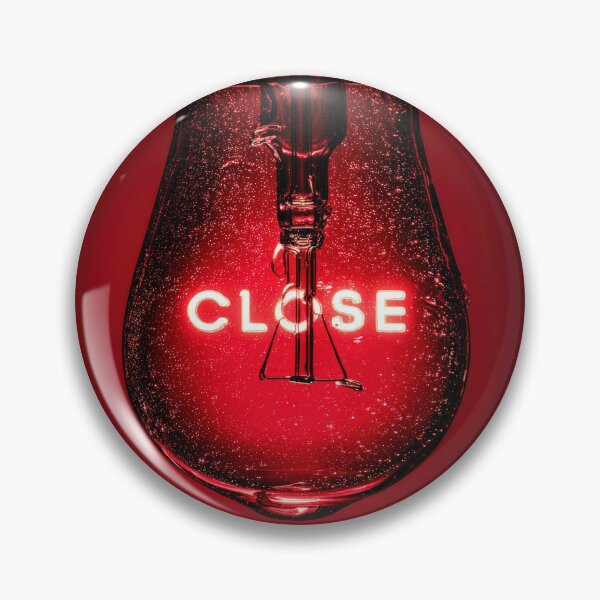 Item preview, Neon “CLOSE” Sign Inside Light Bulb – Modern Red Glow Aesthetic designed and sold by Grafititee.