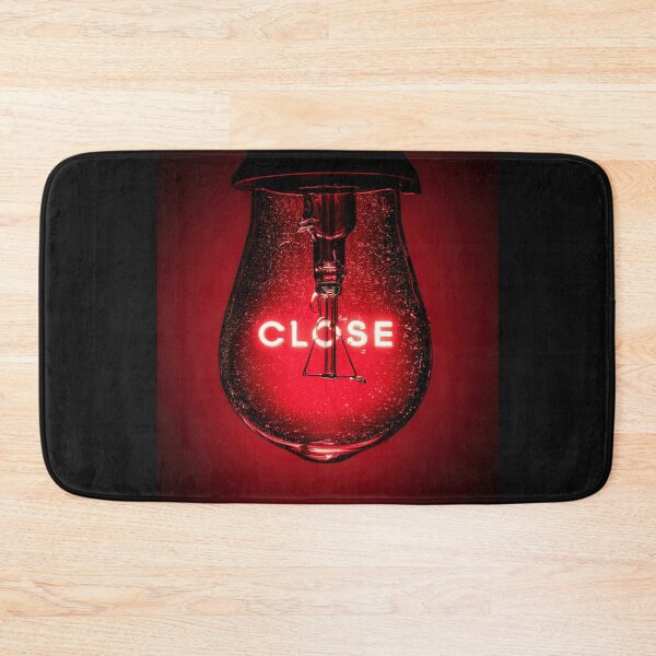Item preview, Neon “CLOSE” Sign Inside Light Bulb – Modern Red Glow Aesthetic designed and sold by Grafititee.