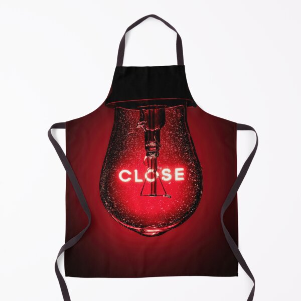 Item preview, Neon “CLOSE” Sign Inside Light Bulb – Modern Red Glow Aesthetic designed and sold by Grafititee.