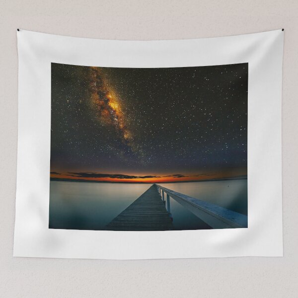 Item preview, Milky Way over Long Jetty designed and sold by dags.