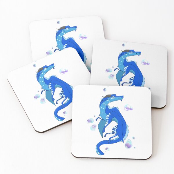 Item preview, Seawing Dragon with Bubbles in the water designed and sold by HBOriginalsArt.