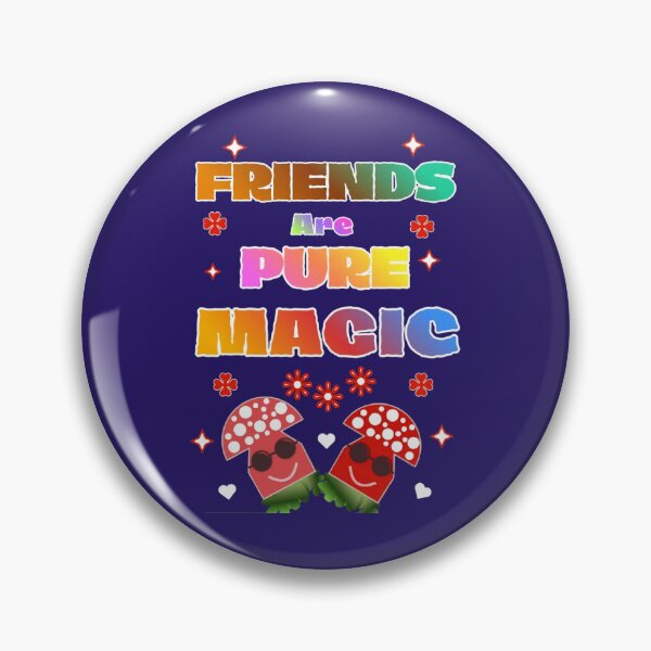 Item preview, Friends Are Pure Magic – Cute Mushroom Friends Aesthetic Quote Design designed and sold by HopeAndHustle.