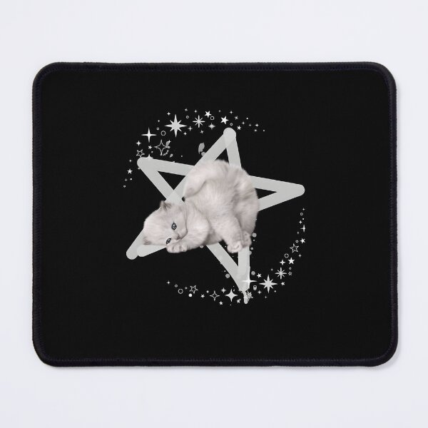 Item preview, Cute Mystic Cat On Pentagram With Stars designed and sold by PriscillaMarks.