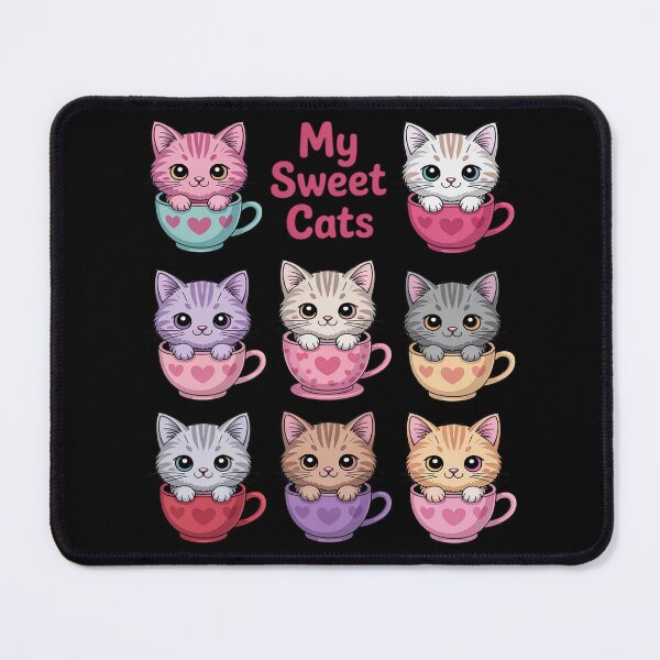 Item preview, sweet cats Cute Baby Cat Meow Squad Life Is Better With Cats designed and sold by HardcoreTour.