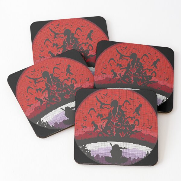 Item preview, Mosaic Silhouette with Shadowed Figure and Birds – Dramatic Symbolic Artwork designed and sold by T-Chou.