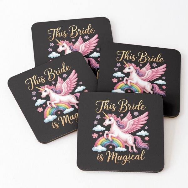 Item preview, Womens Magical Unicorn Bride Pre-Wedding Bachelorette Party designed and sold by ForestMmost.