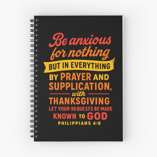 Item preview, Philippians 4:6 Be Anxious For Nothing designed and sold by plushism.
