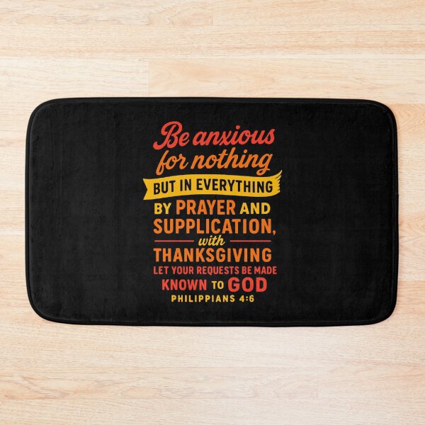 Item preview, Philippians 4:6 Be Anxious For Nothing designed and sold by plushism.