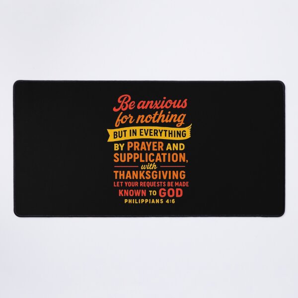 Item preview, Philippians 4:6 Be Anxious For Nothing designed and sold by plushism.