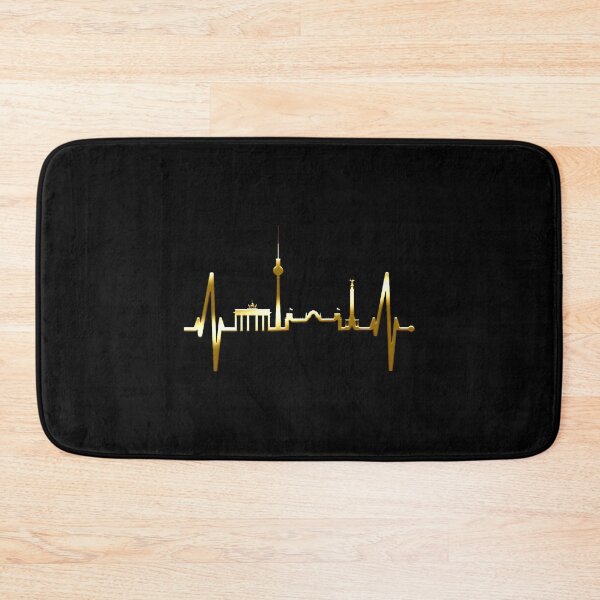 Item preview, Berlin Skyline German Heartbeat Germany Fan I Love Berlin designed and sold by TaraLiliana.