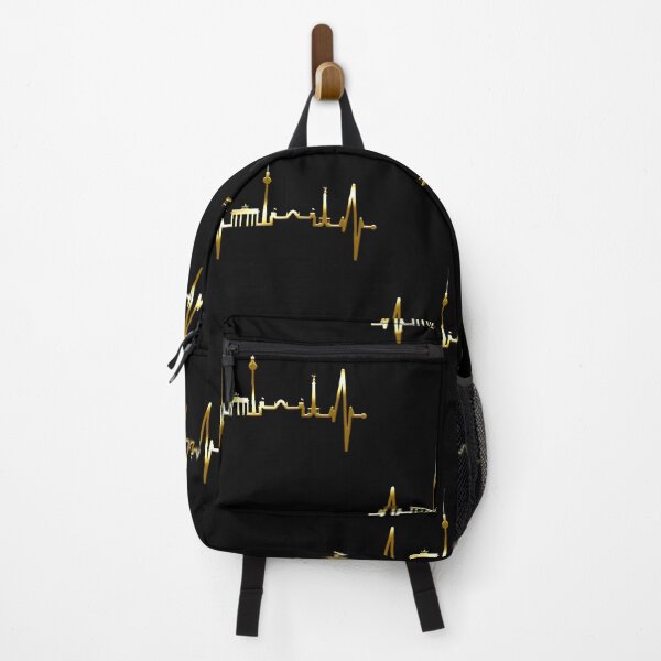 Item preview, Berlin Skyline German Heartbeat Germany Fan I Love Berlin designed and sold by TaraLiliana.