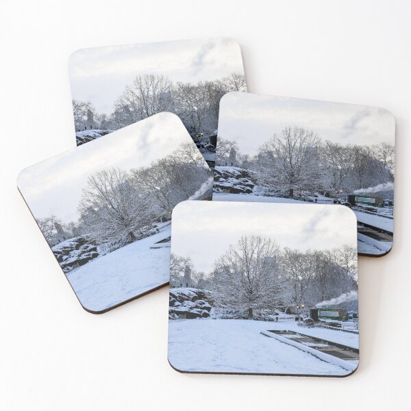Item preview, Winter scene in Central Park showing Umpire Rock designed and sold by Southern Cross Lifestyle .