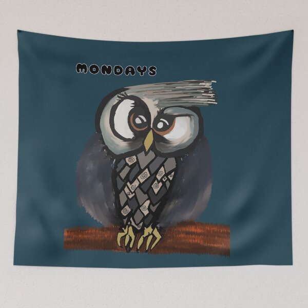Item preview, Monday owl designed and sold by Shadoe-gallery.