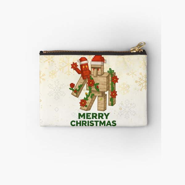 Item preview, Minecraft Seasonal Cheer with the Golems designed and sold by LyssasMindArt.