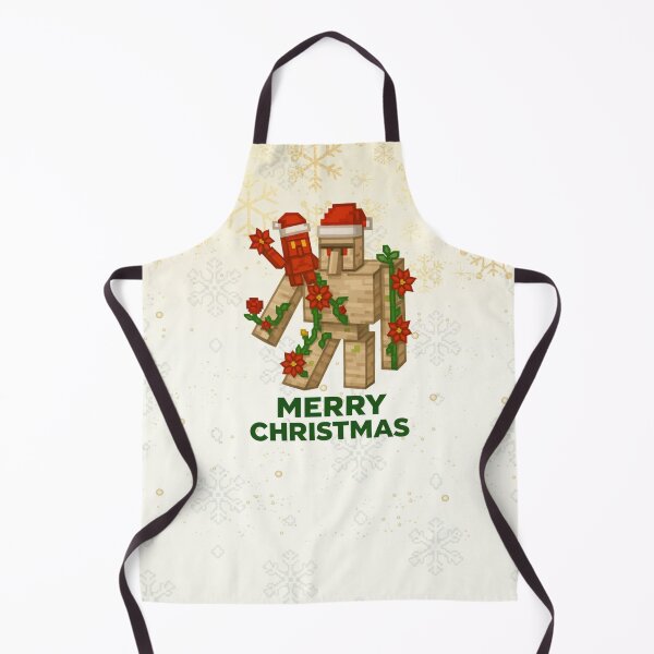 Item preview, Minecraft Seasonal Cheer with the Golems designed and sold by LyssasMindArt.