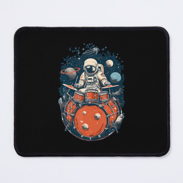 Item preview, Drum Playing Astronaut Astronaut Drummer Boy Space Drummer designed and sold by BeulahJoseph.